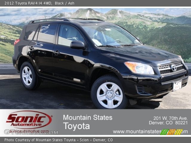 2012 Toyota RAV4 I4 4WD in Black
