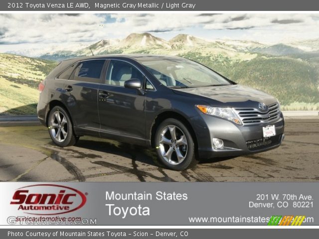 2012 Toyota Venza LE AWD in Magnetic Gray Metallic