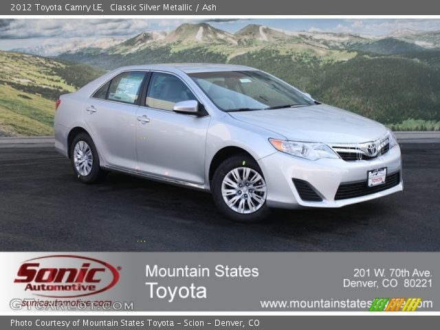 2012 Toyota Camry LE in Classic Silver Metallic