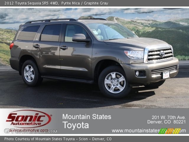 2012 Toyota Sequoia SR5 4WD in Pyrite Mica