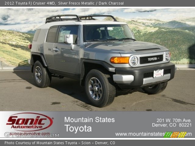 2012 Toyota FJ Cruiser 4WD in Silver Fresco Metallic