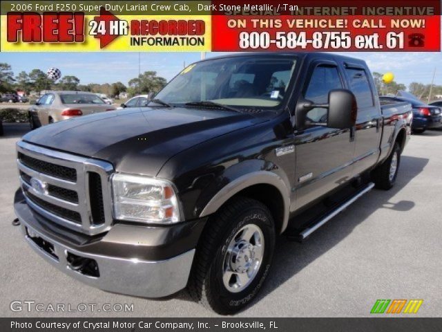 2006 Ford F250 Super Duty Lariat Crew Cab in Dark Stone Metallic