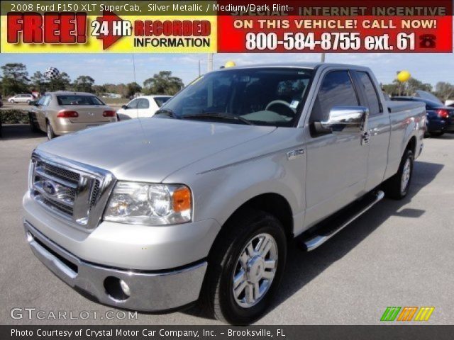 2008 Ford F150 XLT SuperCab in Silver Metallic