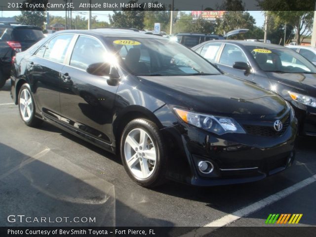 2012 Toyota Camry SE in Attitude Black Metallic