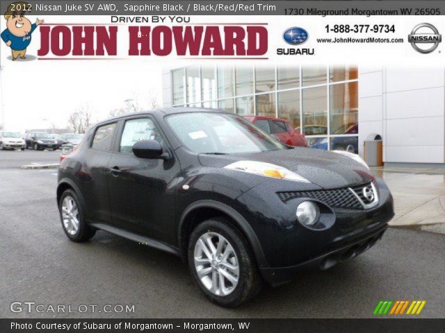 2012 Nissan Juke SV AWD in Sapphire Black