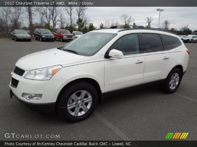 2012 Chevrolet Traverse LT AWD in White