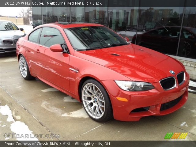 2012 BMW M3 Coupe in Melbourne Red Metallic