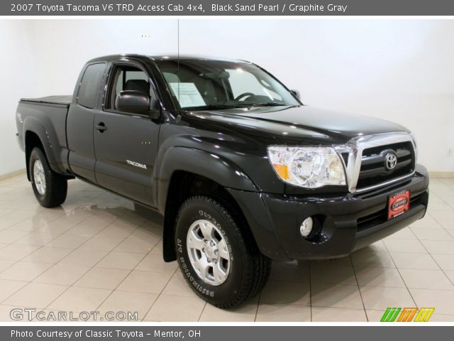 2007 Toyota Tacoma V6 TRD Access Cab 4x4 in Black Sand Pearl
