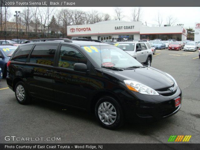 2009 Toyota Sienna LE in Black