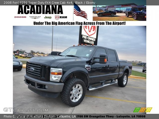 2008 Ford F250 Super Duty FX4 Crew Cab 4x4 in Black