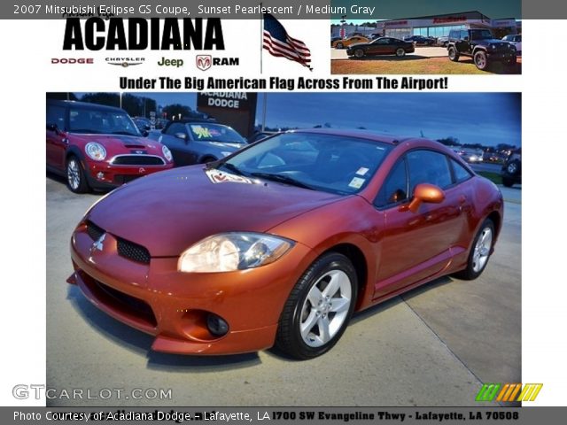 2007 Mitsubishi Eclipse GS Coupe in Sunset Pearlescent