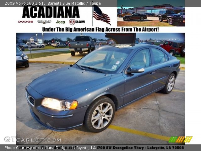 2009 Volvo S60 2.5T in Barents Blue Metallic