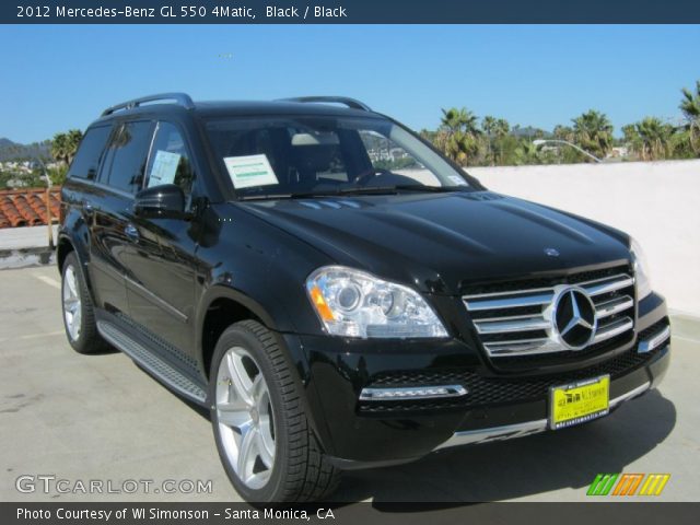 2012 Mercedes-Benz GL 550 4Matic in Black