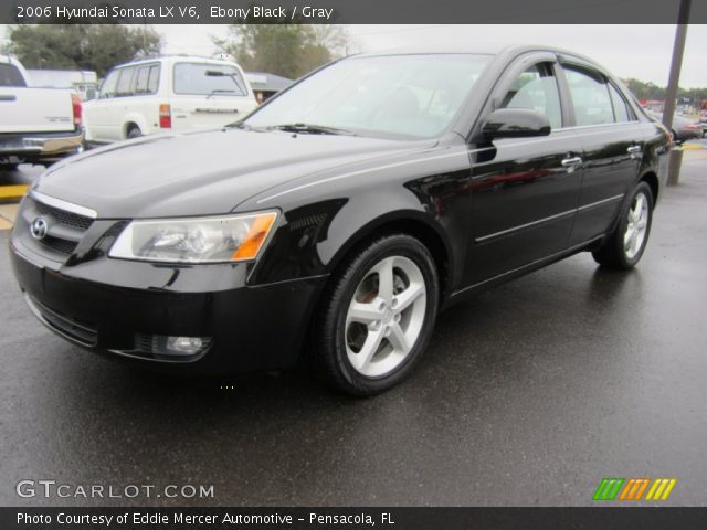 2006 Hyundai Sonata LX V6 in Ebony Black