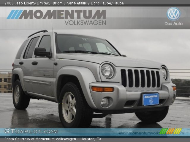 2003 Jeep Liberty Limited in Bright Silver Metallic