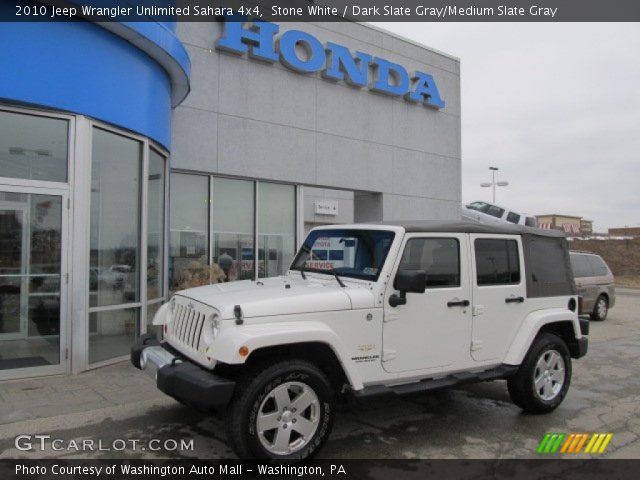 2010 Jeep Wrangler Unlimited Sahara 4x4 in Stone White