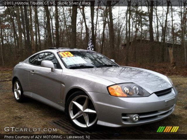 2003 Hyundai Tiburon GT V6 in Super Silver