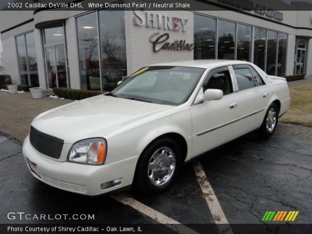 2002 Cadillac DeVille DHS in White Diamond Pearl