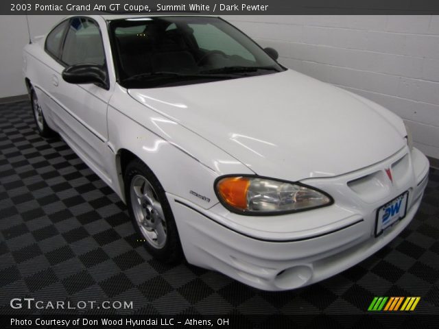 2003 Pontiac Grand Am GT Coupe in Summit White