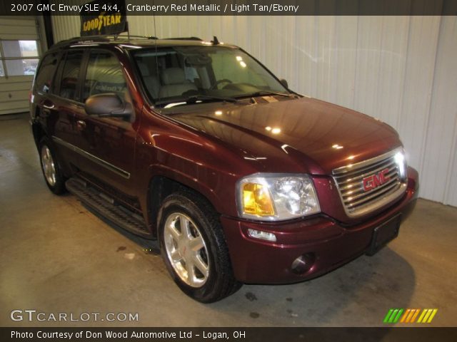 2007 GMC Envoy SLE 4x4 in Cranberry Red Metallic
