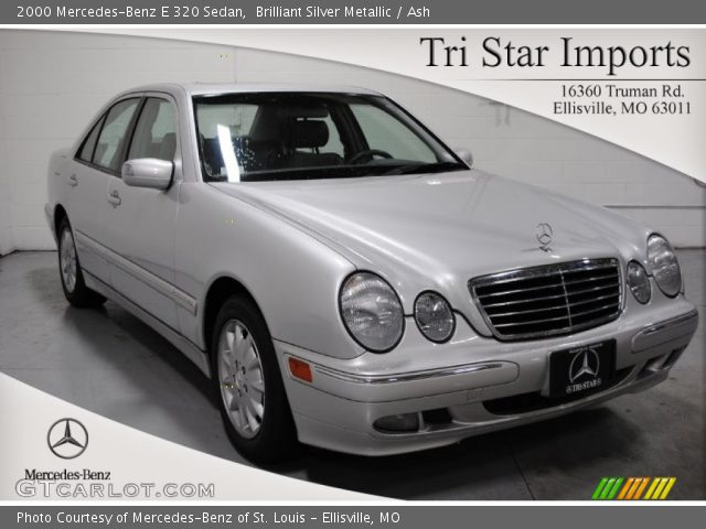 2000 Mercedes-Benz E 320 Sedan in Brilliant Silver Metallic