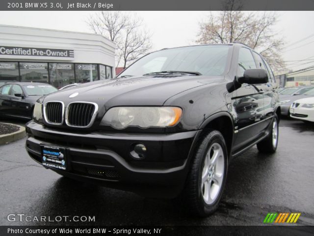 2001 BMW X5 3.0i in Jet Black