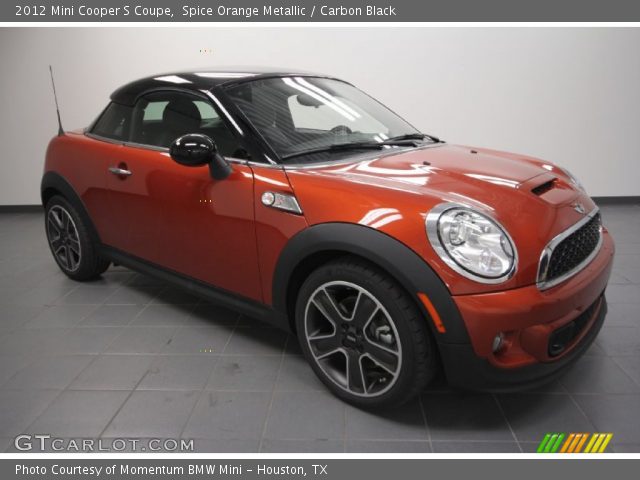 2012 Mini Cooper S Coupe in Spice Orange Metallic