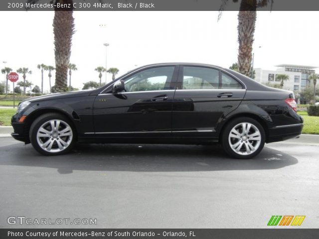 2009 Mercedes-Benz C 300 4Matic in Black