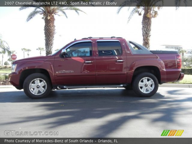 2007 Chevrolet Avalanche LTZ 4WD in Sport Red Metallic