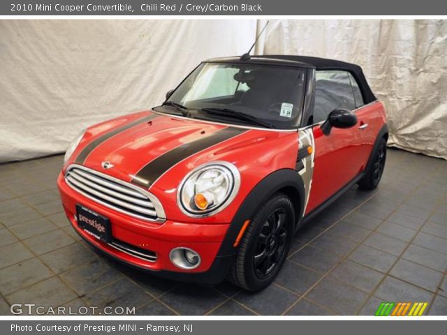 2010 Mini Cooper Convertible in Chili Red