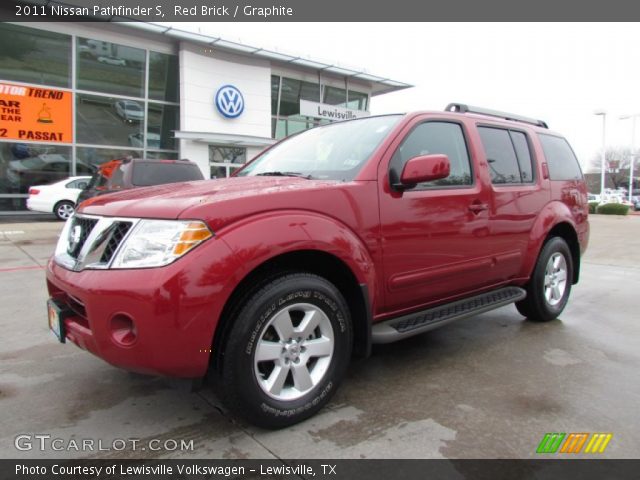 2011 Nissan Pathfinder S in Red Brick