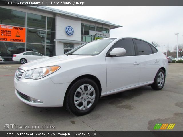 2010 Hyundai Elantra GLS in Nordic White