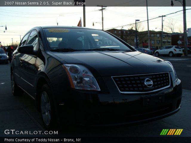 2007 Nissan Sentra 2.0 S in Super Black