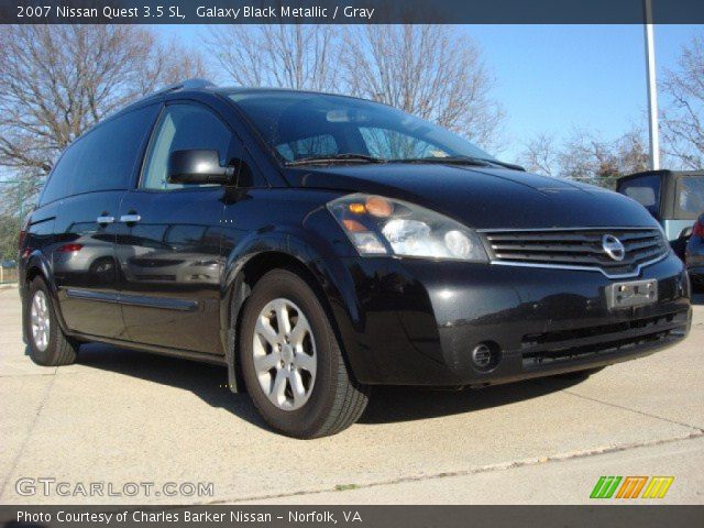 2007 Nissan Quest 3.5 SL in Galaxy Black Metallic
