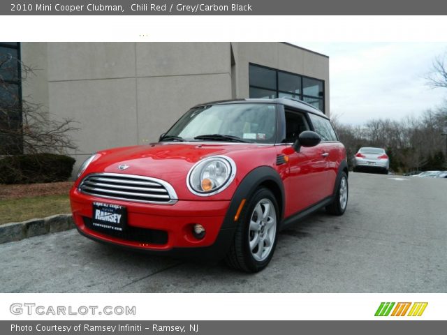 2010 Mini Cooper Clubman in Chili Red