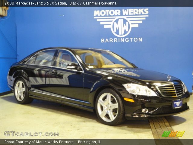 2008 Mercedes-Benz S 550 Sedan in Black