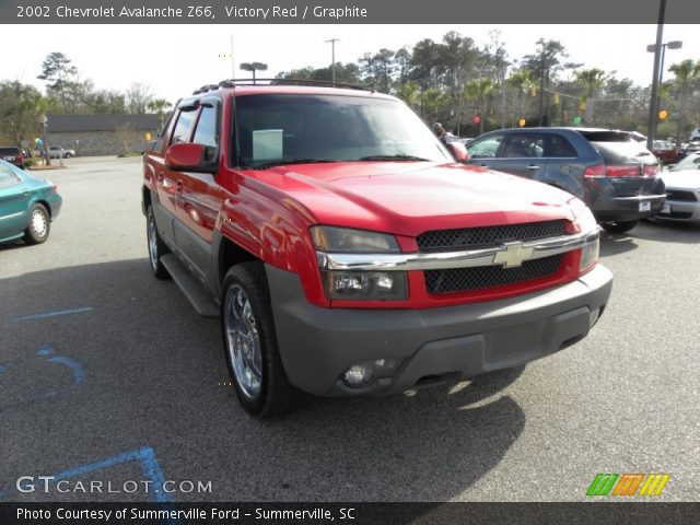 2002 Chevrolet Avalanche Z66 in Victory Red