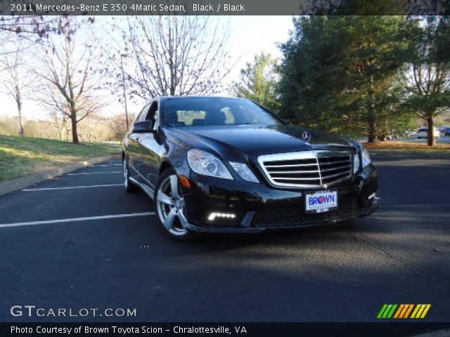2011 Mercedes-Benz E 350 4Matic Sedan in Black