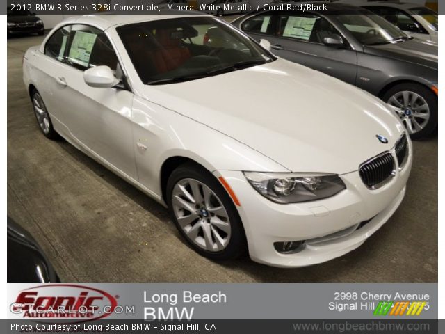 2012 BMW 3 Series 328i Convertible in Mineral White Metallic