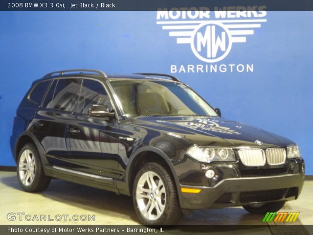 2008 BMW X3 3.0si in Jet Black