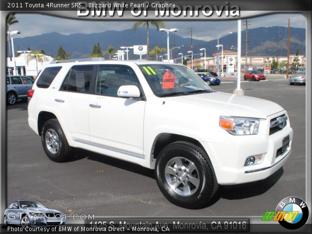 2011 Toyota 4Runner SR5 in Blizzard White Pearl