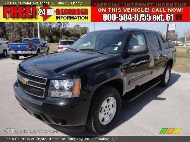2010 Chevrolet Avalanche LS in Black