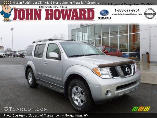 2006 Nissan Pathfinder SE 4x4 in Silver Lightning Metallic