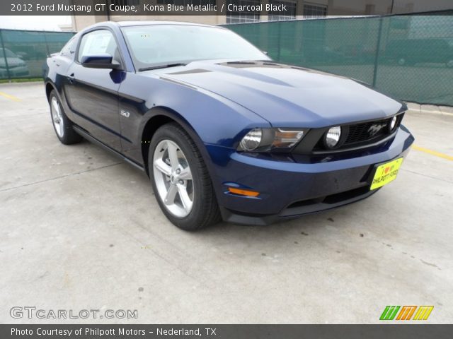2012 Ford Mustang GT Coupe in Kona Blue Metallic