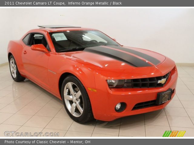 2011 Chevrolet Camaro LT Coupe in Inferno Orange Metallic