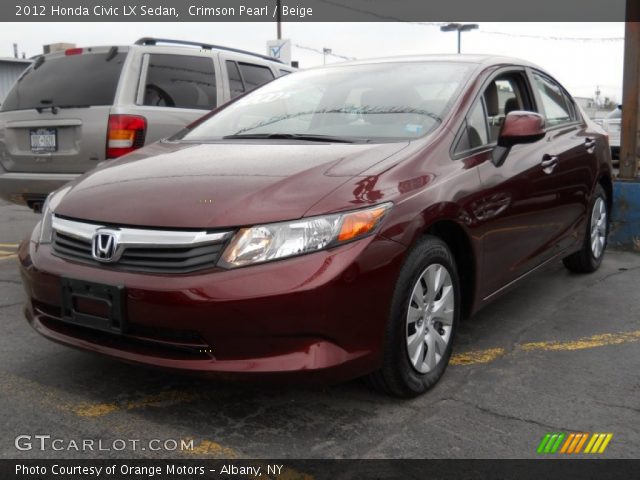 2012 Honda Civic LX Sedan in Crimson Pearl