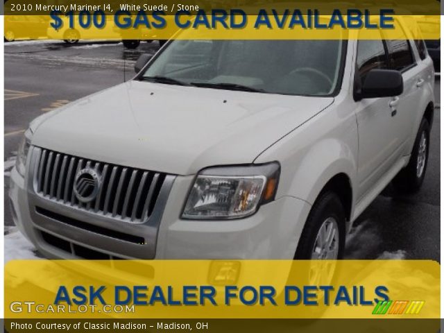 2010 Mercury Mariner I4 in White Suede