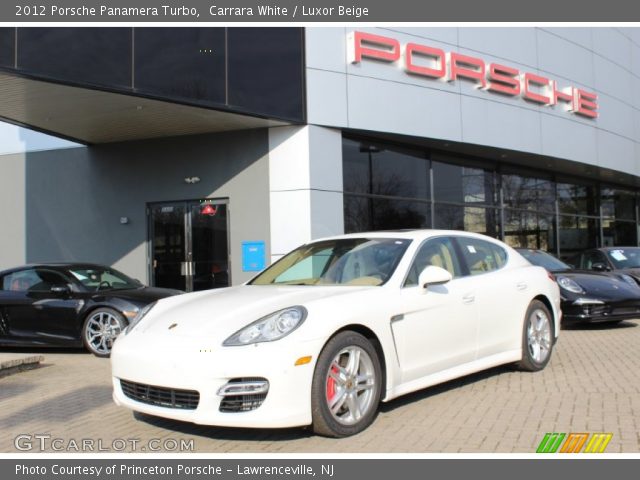 2012 Porsche Panamera Turbo in Carrara White