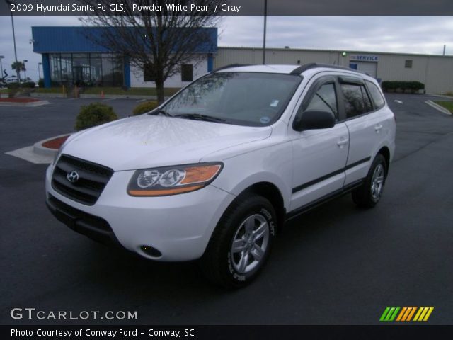 2009 Hyundai Santa Fe GLS in Powder White Pearl