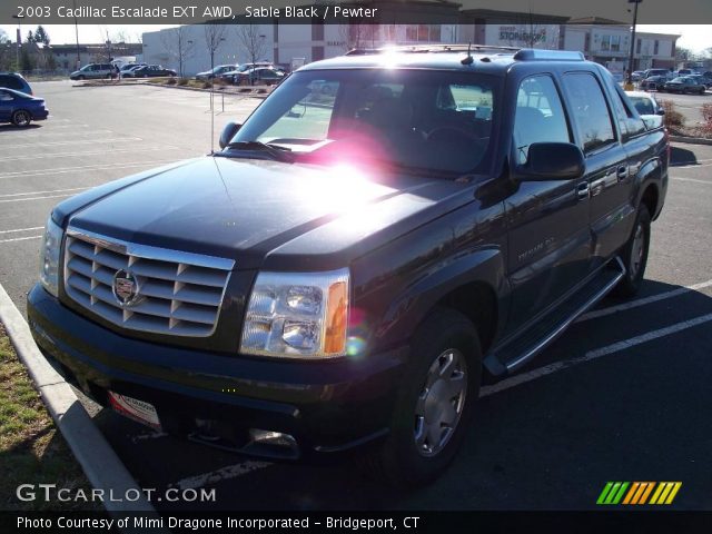 2003 Cadillac Escalade EXT AWD in Sable Black